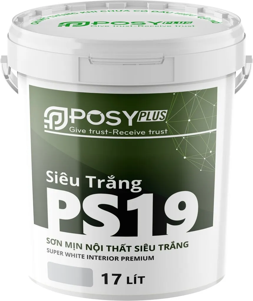 Sơn mịn nội thất siêu trắng PS19