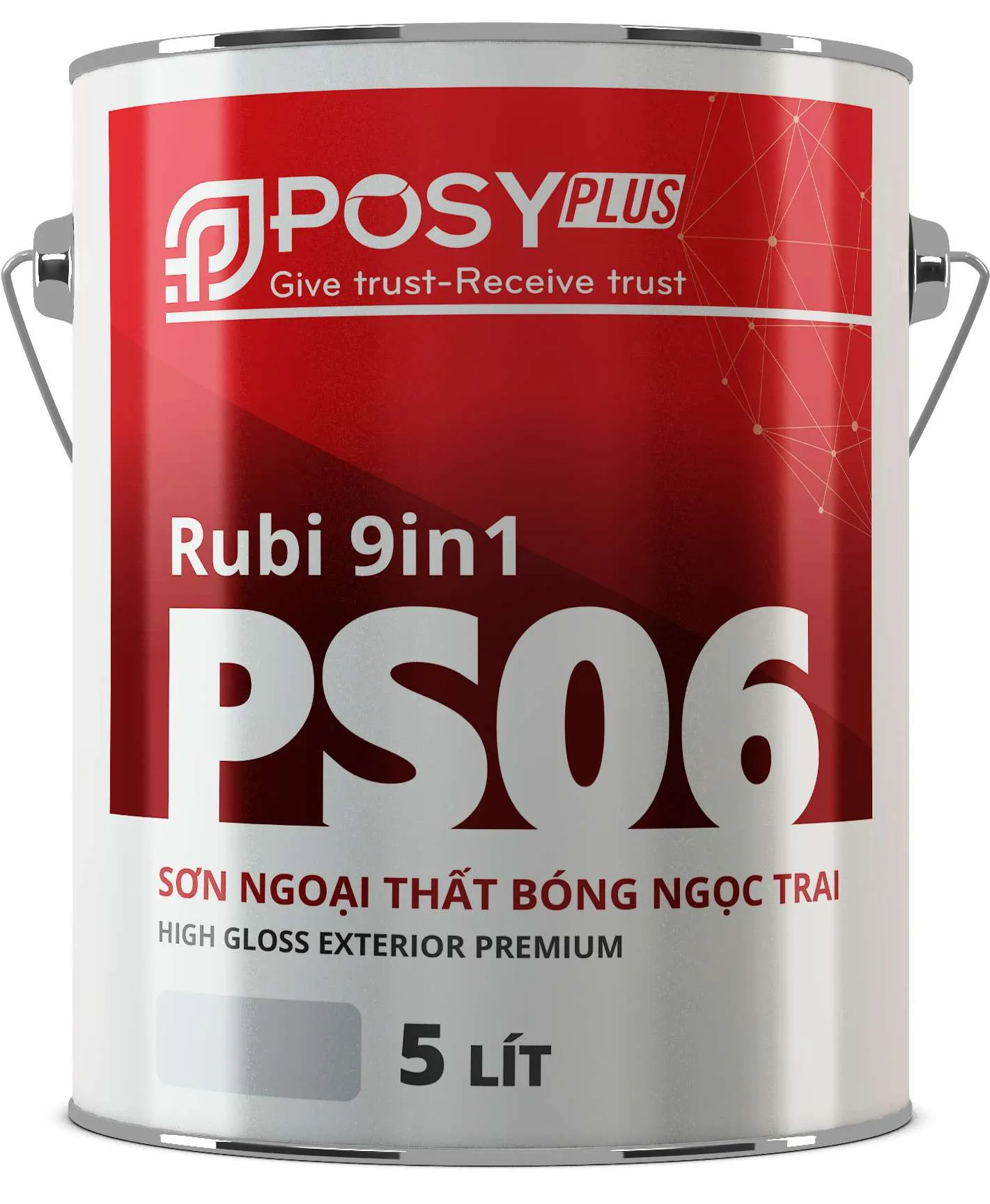 Sơn ngoại thất bóng ngọc trai PS06